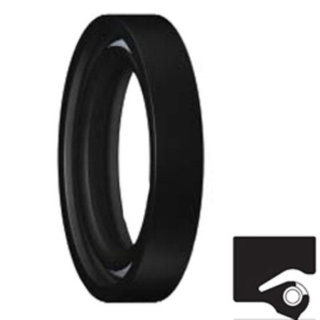 Skf Lip Seal, 10-1/4 in. Shaft Dia, 11-1/4 in. Housing Bore, 5/8 in. Nominal Width 1025017 / 10.25X11.25X0.625 HS7 R